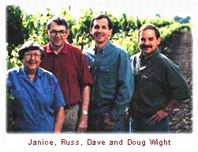Lewelling Family (from left to right): Janice, Russ, Dave and Doug Wight