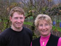 Franciose Bedel and her son